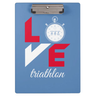 Carpeta De Pinza Me encanta la triatlón