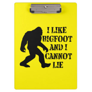 Carpeta De Pinza Me gusta Bigfoot y no puedo mentir