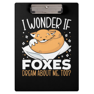 Carpeta De Pinza Me Pregunto Si Los zorros Soñan Conmigo