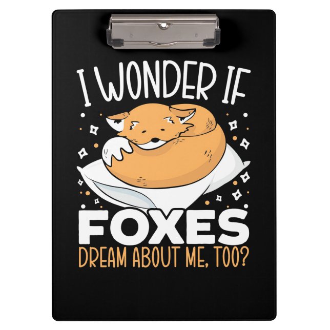 Carpeta De Pinza Me Pregunto Si Los zorros Soñan Conmigo (Anverso)