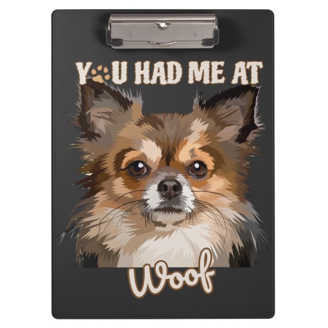 Carpeta De Pinza Me Tenías En Woof | Perros Pomerania (Anverso)