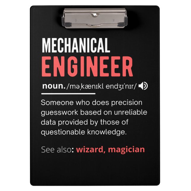 Carpeta De Pinza Mechanical ENGINEER (Anverso)