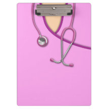 Médico rosado friega