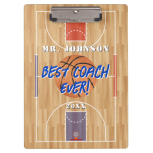 Carpeta De Pinza Mejor entrenador de baloncesto