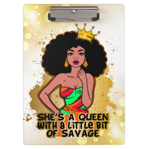 Carpeta De Pinza melanin poppin mujeres negras sista reina hermana