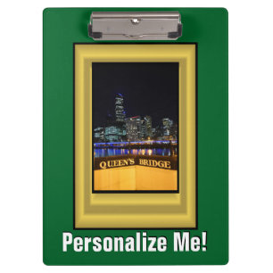 Carpeta De Pinza Melbourne Australia CBD Luces nocturnas