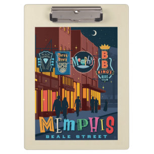 Carpeta De Pinza Memphis, TN Beale Street Neon
