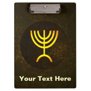 Carpeta De Pinza Menorah Flame