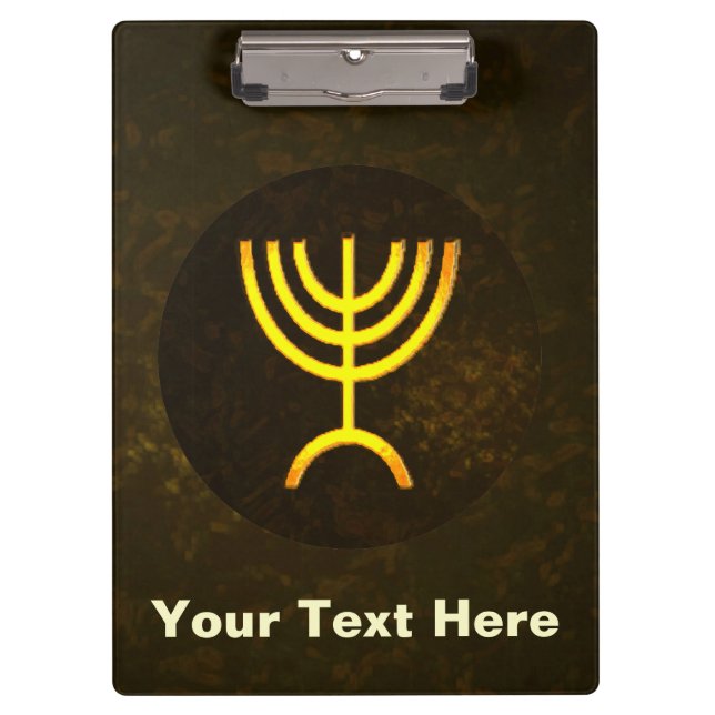 Carpeta De Pinza Menorah Flame (Anverso)
