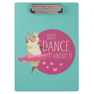 Carpeta De Pinza Mensaje Divertido de Oveja - Baila Sobre Ello 1