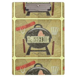 Carpeta De Pinza Menú de la barbacoa