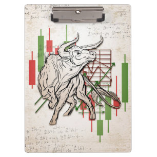 Carpeta De Pinza Mercado de inversores osos y toros