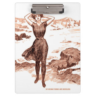 Carpeta De Pinza Mermaid Beach Gibson Chica Vieja