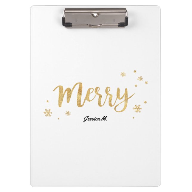 Carpeta De Pinza Merry (oro) (Anverso)