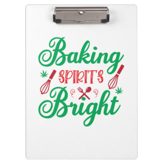 Carpeta De Pinza Merry Xmas Baking Spirits Bright