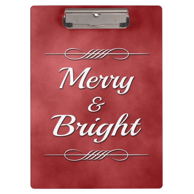 Carpeta De Pinza Merry y Bright (Anverso)