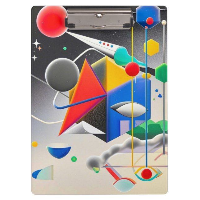 Carpeta De Pinza Mezcla armoniosa de texturas, gradientes (Anverso)