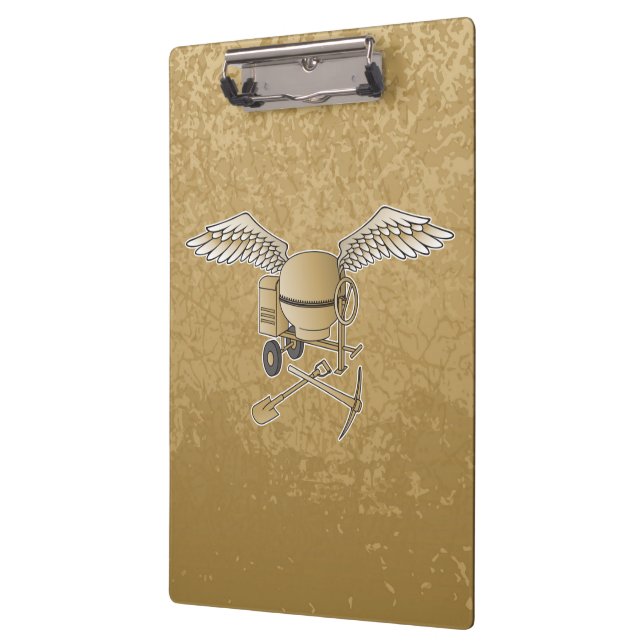Carpeta De Pinza Mezclador de hormigón beige (Izquierda)