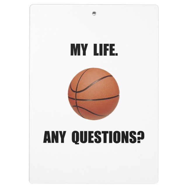 Carpeta De Pinza Mi baloncesto de la vida (Reverso)