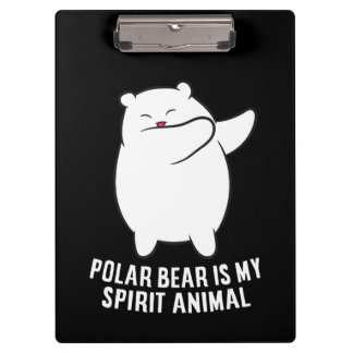 Carpeta De Pinza Mi oso polar de animal espiritual