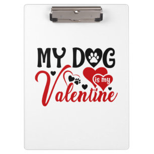 Carpeta De Pinza Mi Perro Es Mi San Valentín