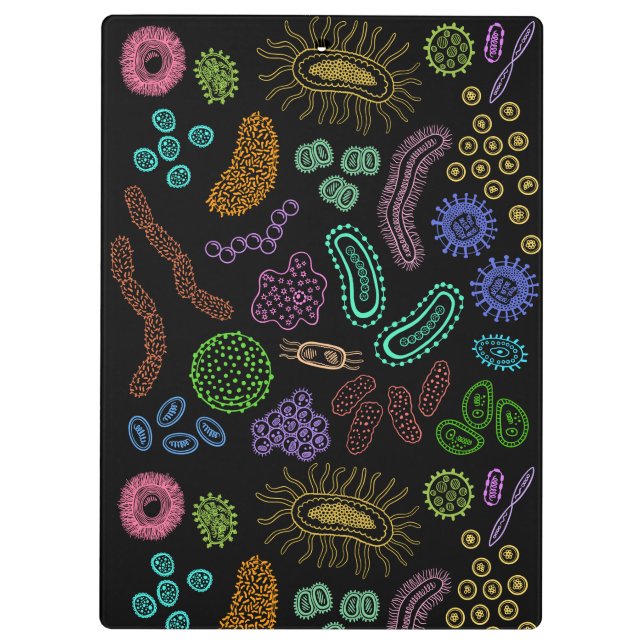 Carpeta De Pinza Microbios (Reverso)