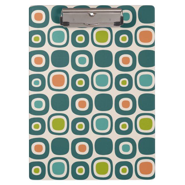 Carpeta De Pinza Mid Century Modern Garden Path Pattern (Anverso)