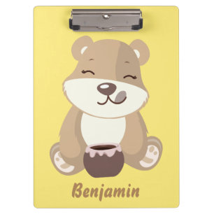 Carpeta De Pinza Miel de consumo de oso