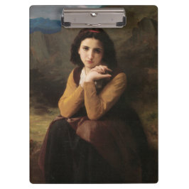 Carpeta De Pinza Mignon (Chica joven dulce francés) (de Bouguereau)