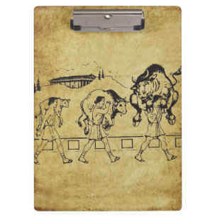 Carpeta De Pinza Milo de Croton y el toro - Motivación del gimnasio