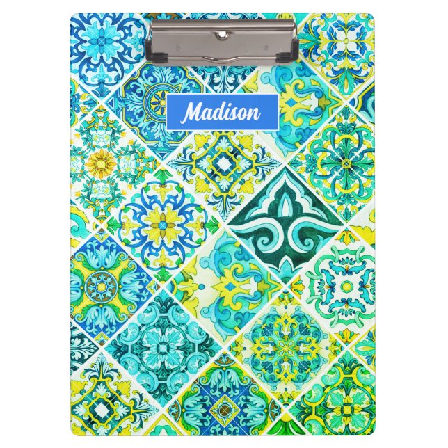 Carpeta De Pinza Minería acuática mexicana Baldosas sicilianas medi (Anverso)