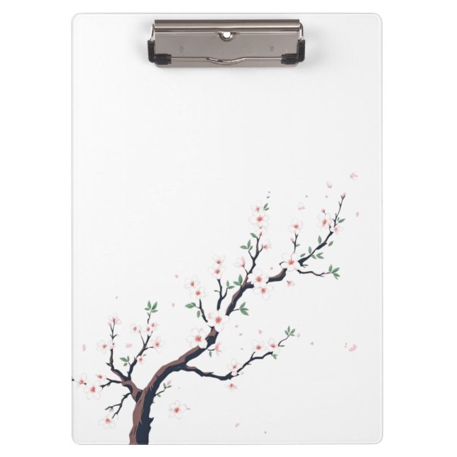 Carpeta De Pinza Minimal Japanese Tree Branch (Anverso)