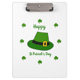 Carpeta De Pinza Minimalista Feliz Día de San Patricio