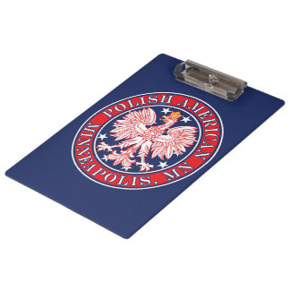 Carpeta De Pinza Minneapolis Minnesota Águila Polaca