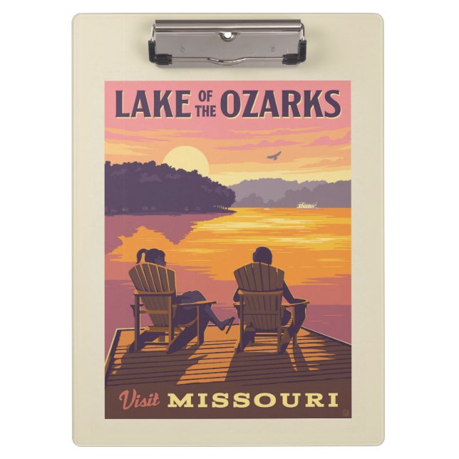 Carpeta De Pinza Missouri | Lago de los Ozarks (Anverso)