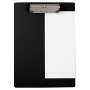 Carpeta De Pinza mitad blanca mitad negra, mitad negra mitad blanca