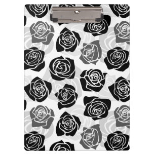 Carpeta De Pinza Moda Rosas negras y blancas ventilatorias
