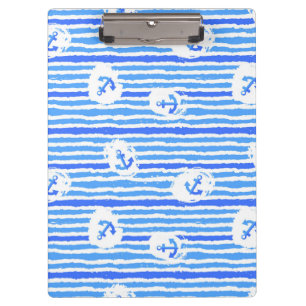 Carpeta De Pinza Modelo 1 del ancla de la acuarela