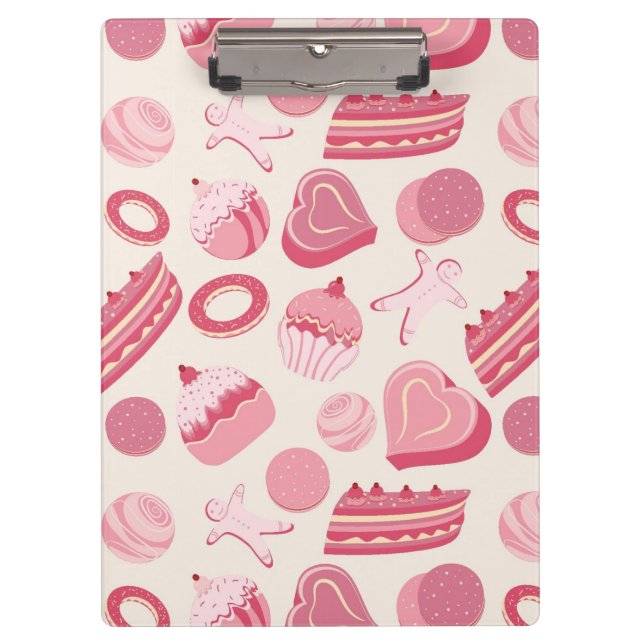 Carpeta De Pinza Modelo 2 del chocolate y de los pasteles (Anverso)