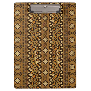 Carpeta De Pinza Modelo africano 2 de la piel del guepardo