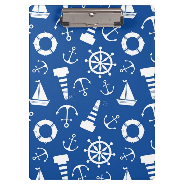 Carpeta De Pinza Modelo azul del mar (Anverso)
