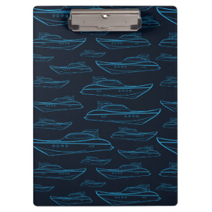 Carpeta De Pinza Modelo azul del yate