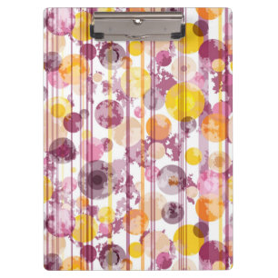 Carpeta De Pinza Modelo blanco rayado manchado
