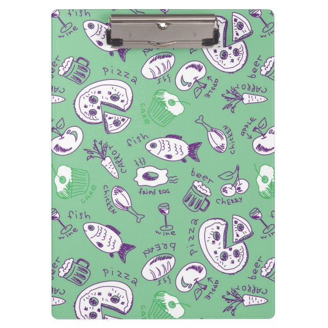 Carpeta De Pinza Modelo con la comida (Anverso)