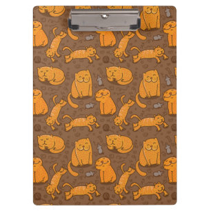 Carpeta De Pinza Modelo con los gatos