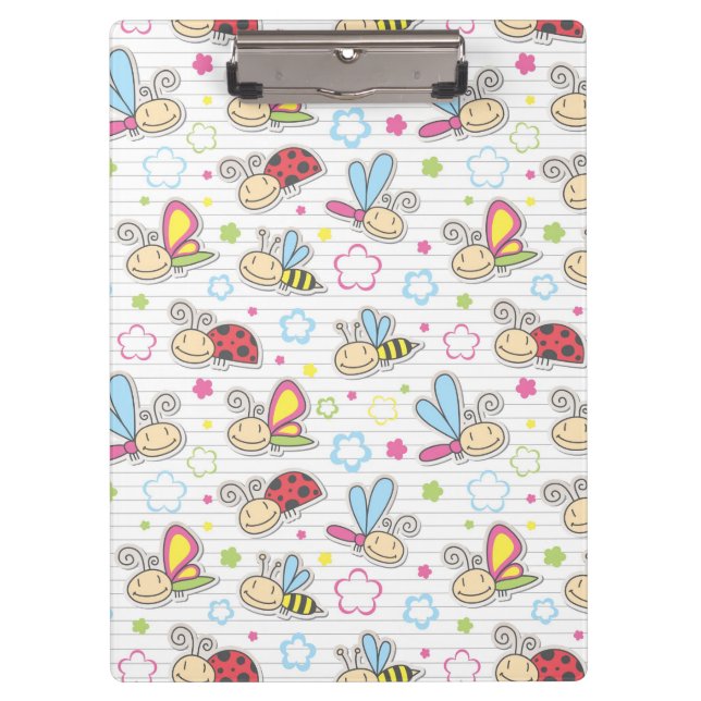 Carpeta De Pinza modelo con los insectos (Anverso)