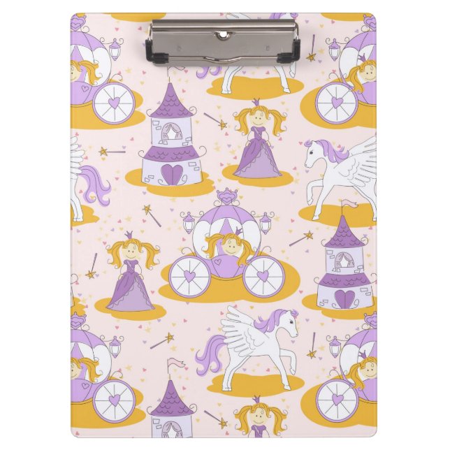 Carpeta De Pinza modelo con una princesa (Anverso)