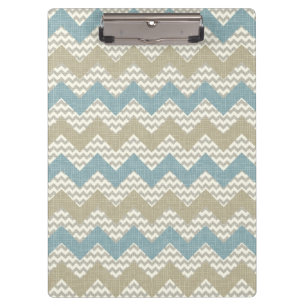 Carpeta De Pinza Modelo de Chevron en la textura de lino