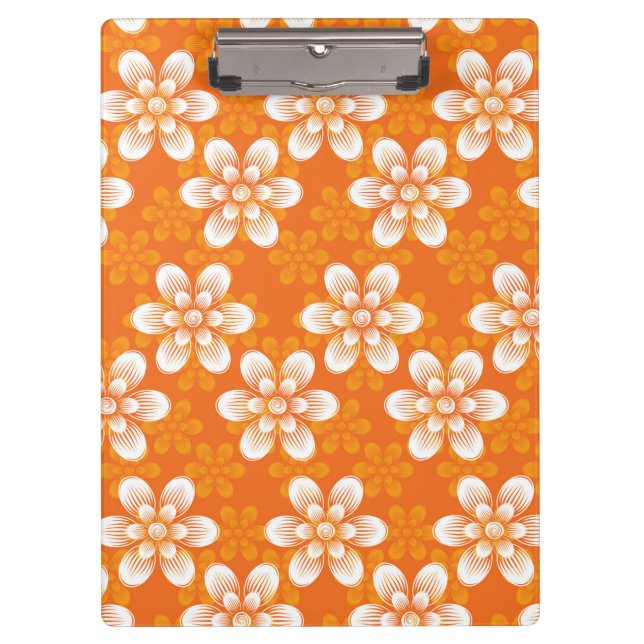 Carpeta De Pinza Modelo de flores (Anverso)