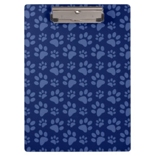 Carpeta De Pinza Modelo de la impresión de la pata del perro de lo
